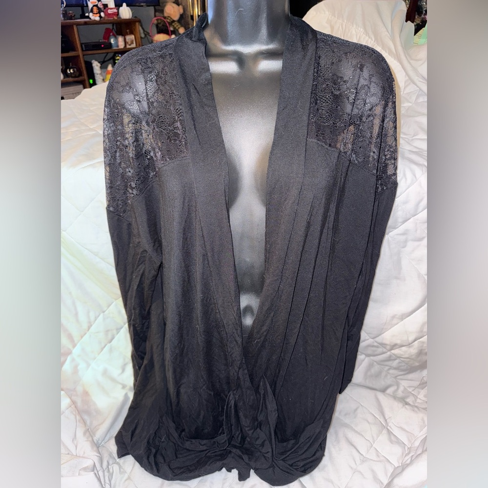 Torrid Lace Yoke Cardigan - Super Soft